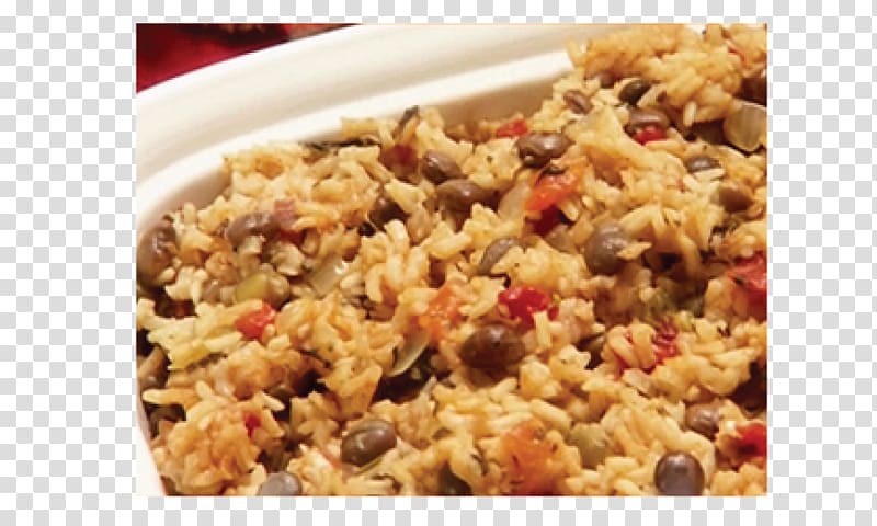 Rice and peas Arroz con gandules Puerto Rican cuisine Caribbean cuisine Rice and beans, pigeon pea transparent background PNG clipart