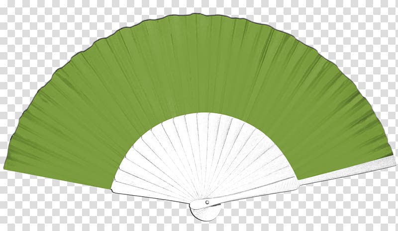 Hand fan Green, batik modern transparent background PNG clipart