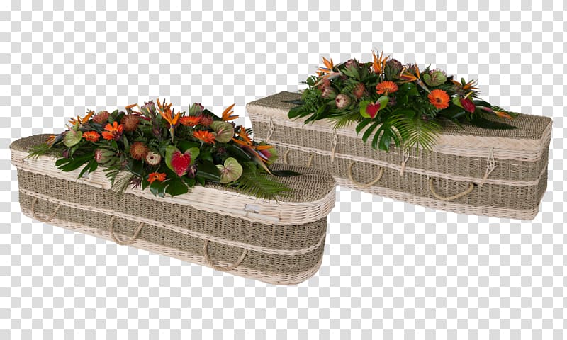 Coffin Funeral director Floral design Basket, funeral transparent background PNG clipart