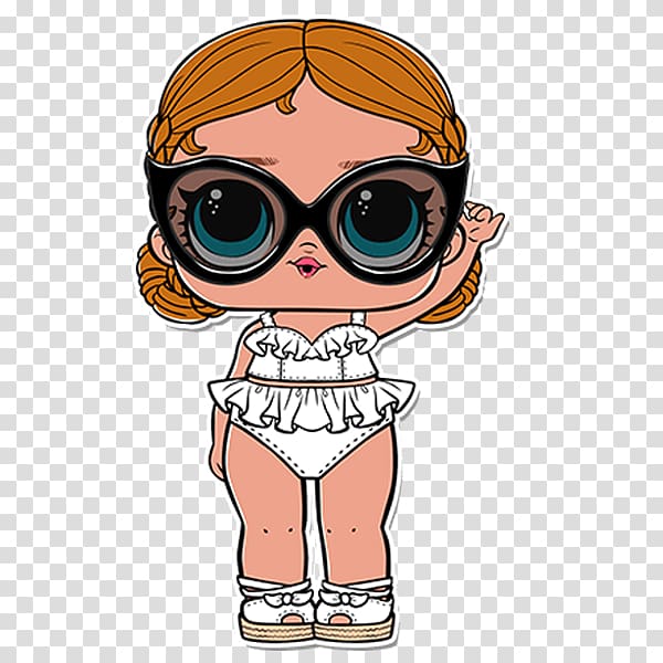 lol doll with glasses