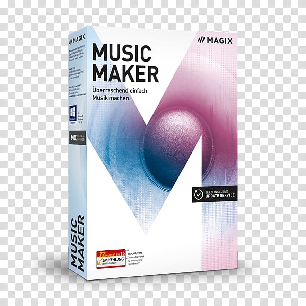 Magix Music Maker Computer Software Music Audio editing software, Magix Music Maker transparent background PNG clipart