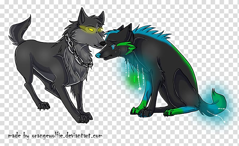 Dog Demon Legendary creature Tail, wolf spirit transparent background PNG clipart