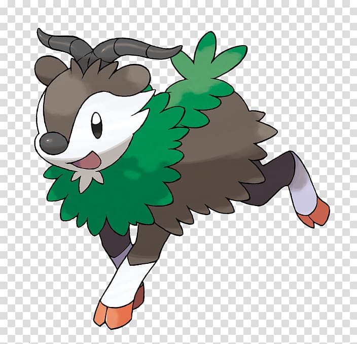 Pokémon X and Y Pokémon Gold and Silver Gogoat Skiddo, pokemon go transparent background PNG clipart