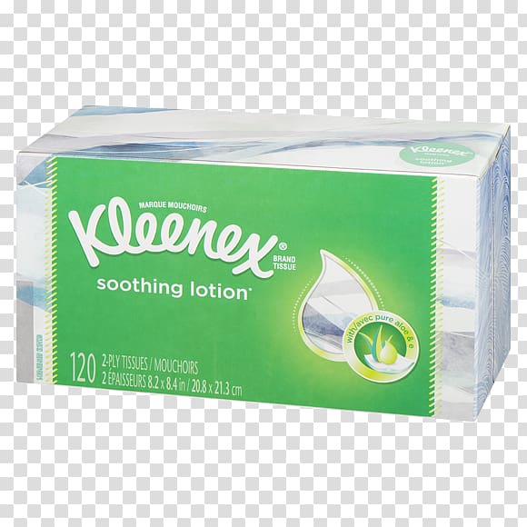 Lotion Kleenex Facial Tissues Aloe vera, toilet paper transparent background PNG clipart