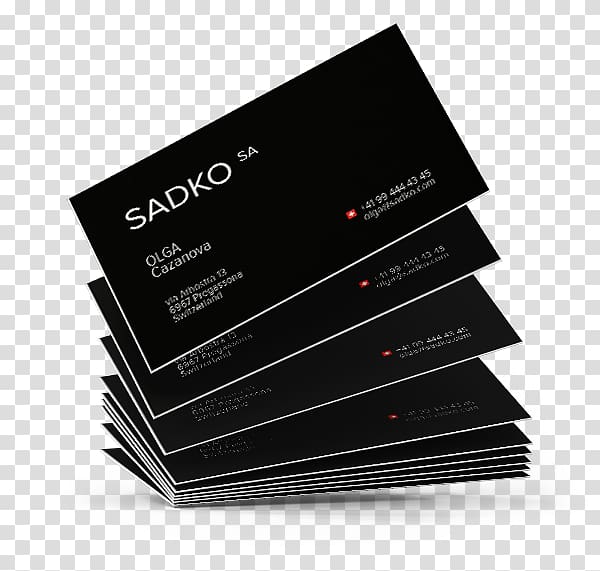 Business Card Design Paper Visiting card Business Cards Logo, design transparent background PNG clipart