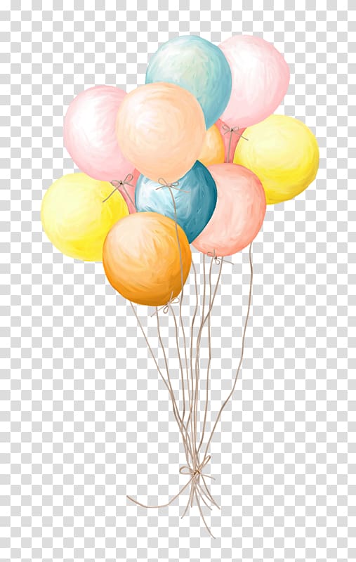Birthday Balloon Party , Birthday transparent background PNG clipart