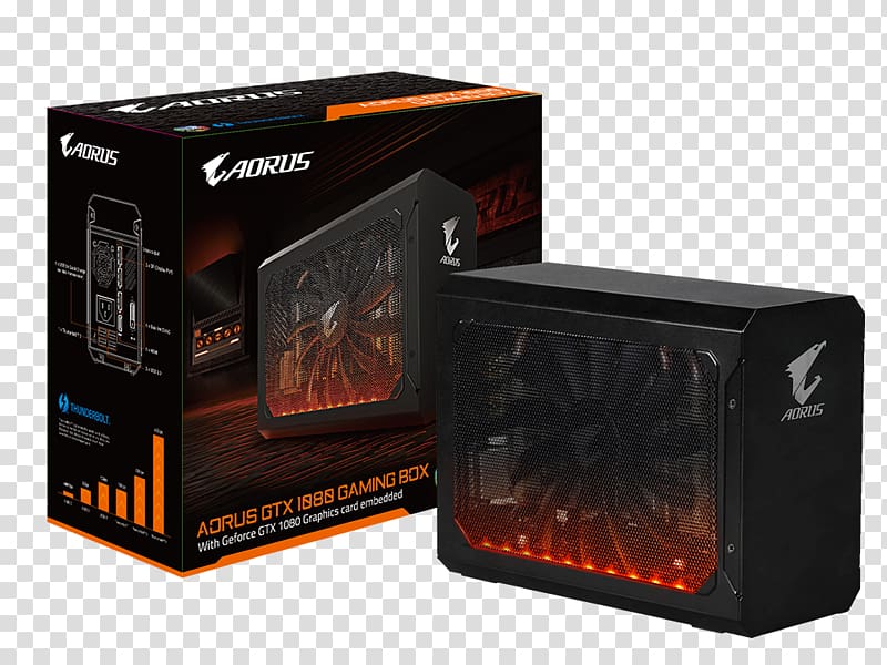 Graphics Cards & Video Adapters Laptop Gigabyte Technology GeForce AORUS, Test box transparent background PNG clipart
