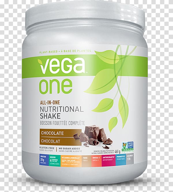 Milkshake Protein Veganism Vega One All-In-One Shake Nutrition, health transparent background PNG clipart