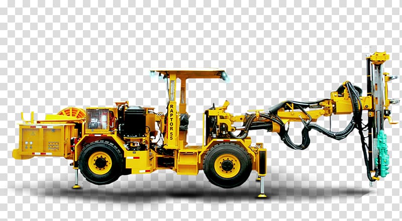 Machine Drilling rig Augers Drifter, underground mining transparent background PNG clipart
