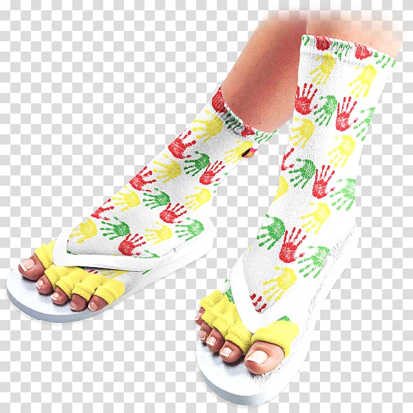 Shoe Slipper Toe socks Pedicure, sandal transparent background PNG clipart