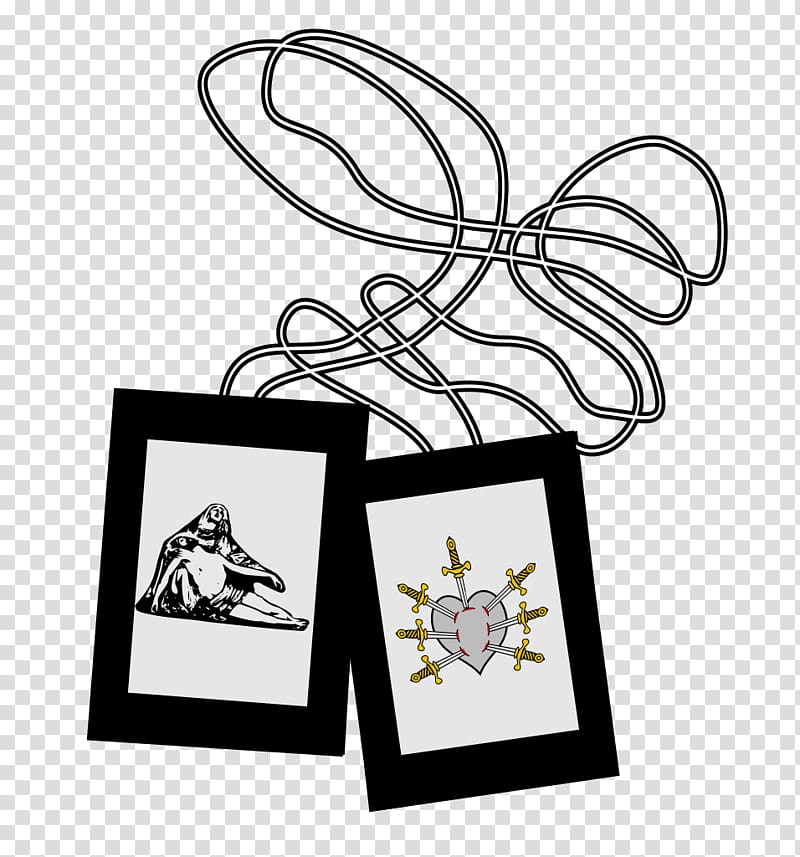 Scapular Catholicism Frames Pattern, scapula transparent background PNG clipart