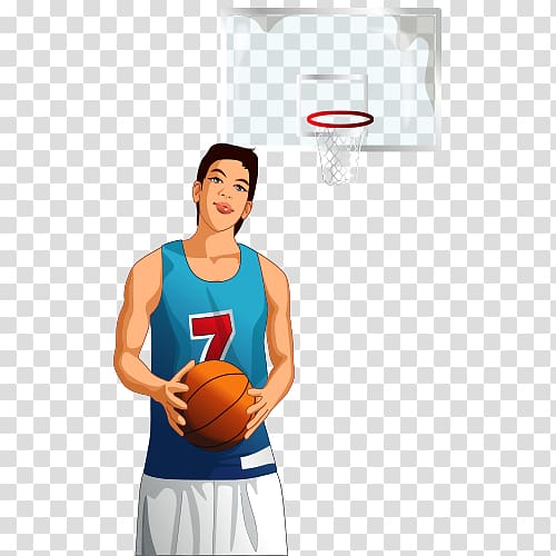 Basketball player Athlete Slam dunk, basketball player transparent background PNG clipart