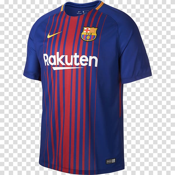 FC Barcelona Jersey 2017–18 La Liga 0 Kit, fc barcelona transparent background PNG clipart