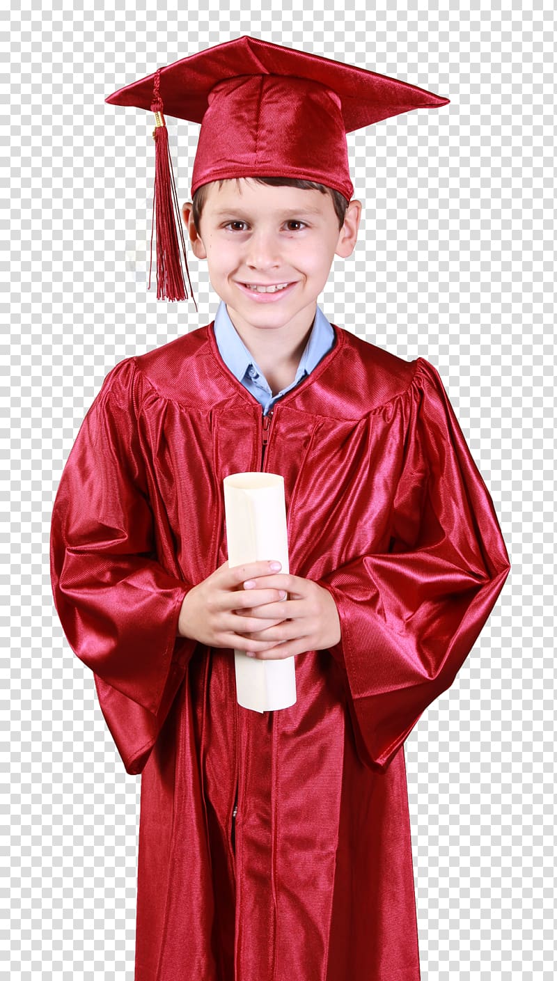 boy in academic dress, Graduation ceremony Graduate University Kindergarten Diploma Postgraduate education, Student transparent background PNG clipart