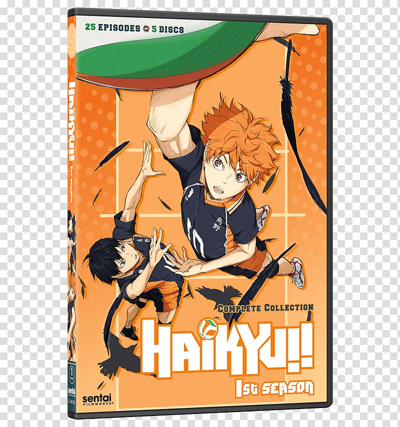 Blu-ray disc Haikyu!! DVD Amazon.com Anime, dvd transparent background PNG clipart