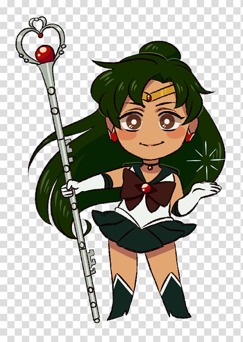 Sailor Pluto Character Is the glass half empty or half full? , PLUTO transparent background PNG clipart