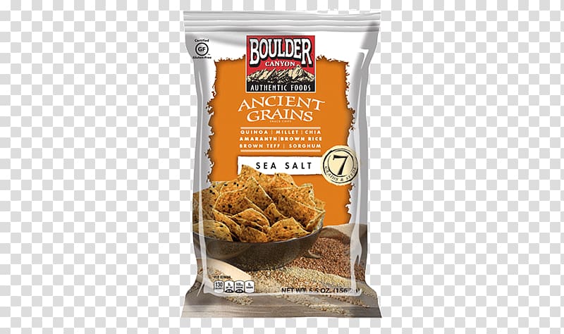 Ancient grains Boulder Canyon Natural Foods Potato chip, sorghum flour transparent background PNG clipart