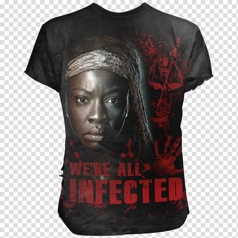 The Walking Dead: Michonne T-shirt The Walking Dead: Michonne The Walking Dead, Season 4, Michonne transparent background PNG clipart