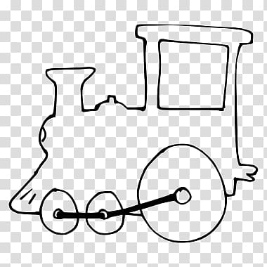 Train , train outline transparent background PNG clipart