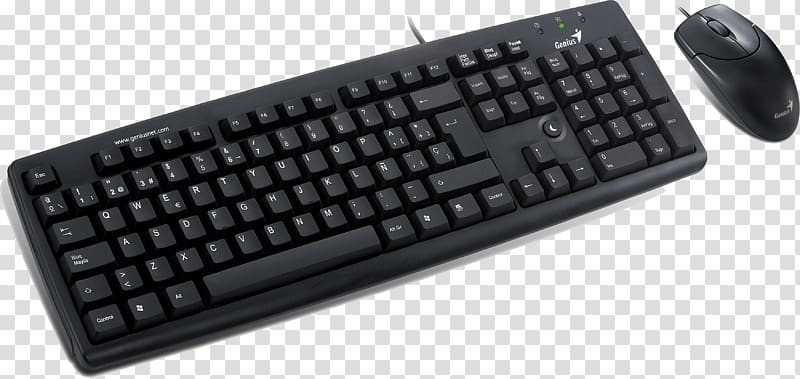 Computer keyboard Computer mouse KYE Systems Corp. PS/2 port USB, Black Computer Keyboard transparent background PNG clipart