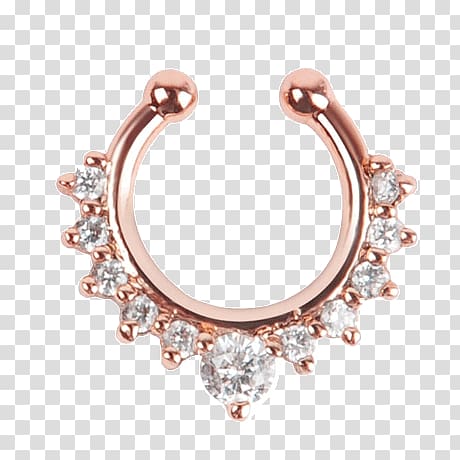 Nese septum-piercing Nose piercing Body Jewellery Body piercing, nose transparent background PNG clipart
