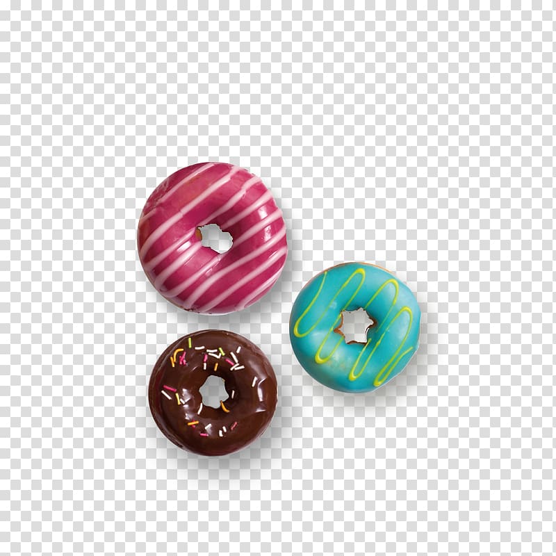 Cream Petit Gxe2teau Food Pastry Baking, Colored donut transparent background PNG clipart