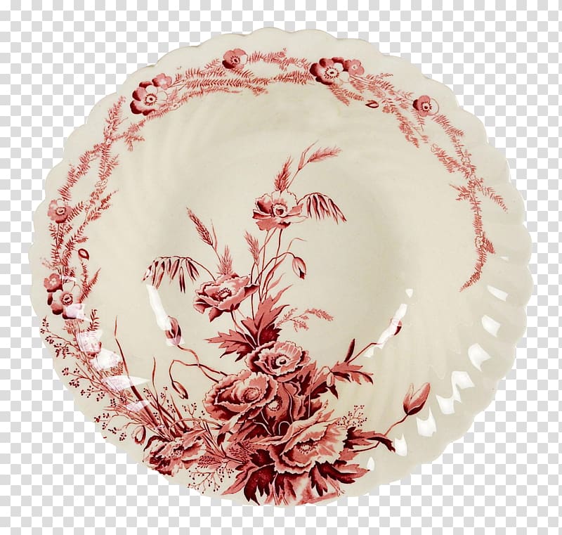 Plate Bowl Porcelain Tableware Transferware, Plate transparent background PNG clipart