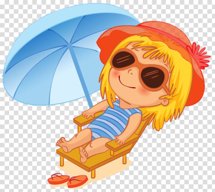 Child Cartoon Beach, child transparent background PNG clipart