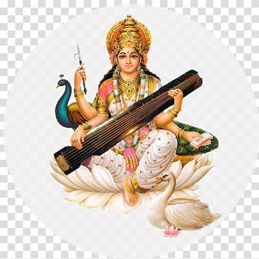 Basant Panchami Saraswati Lakshmi Ayudha Puja, Goddess transparent background PNG clipart