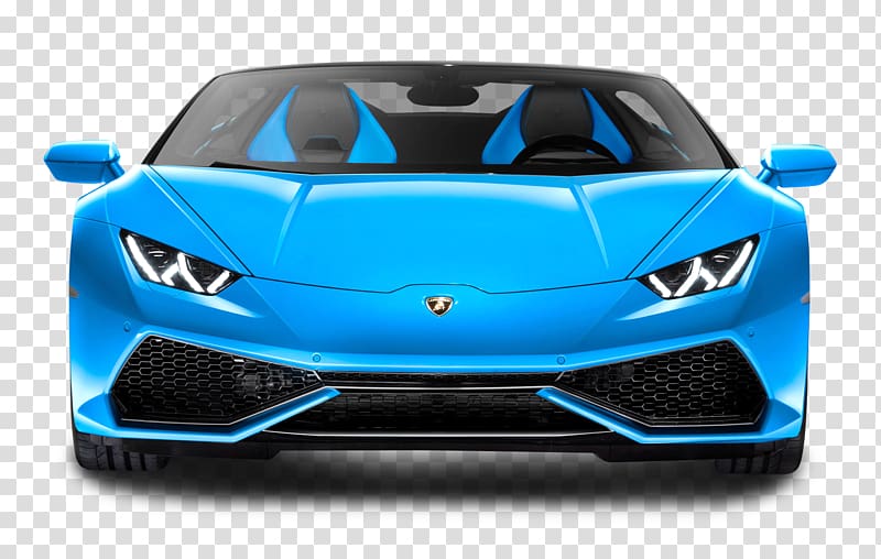 blue Lamborghini Huracan, 2018 Lamborghini Huracan 2017 Lamborghini Huracan Car Lamborghini Aventador, Blue Lamborghini Huracan LP 610 4 Spyder Front View Car transparent background PNG clipart
