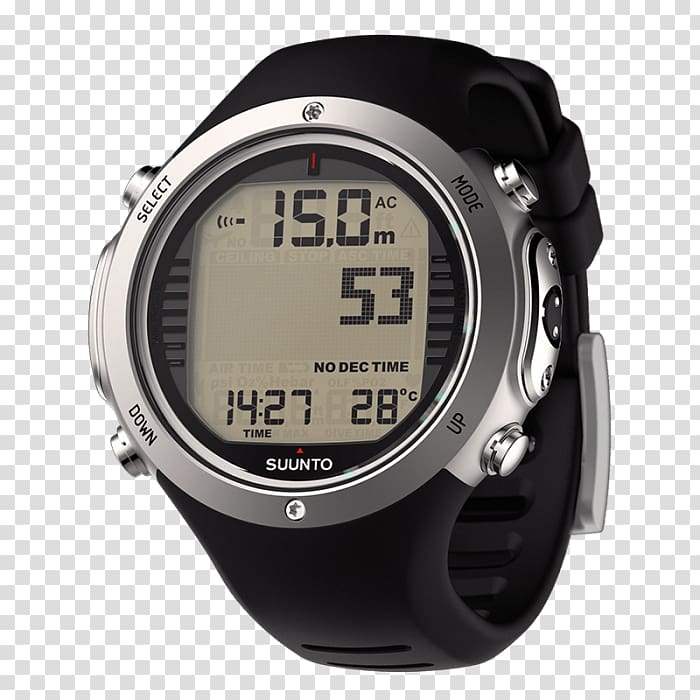 Dive Computers Suunto Oy Scuba diving Watch Strap, watch transparent background PNG clipart