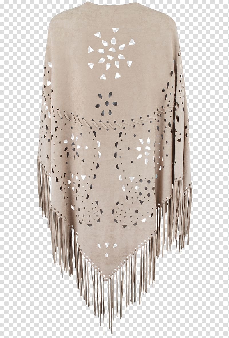 Fringe Laser cutting Suede Pashmina Shawl, shawl transparent background PNG clipart