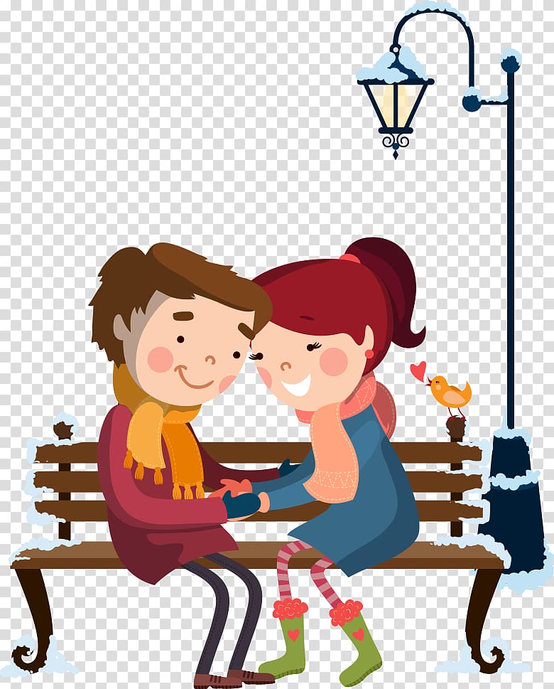 couple Icon, Couple stool, couple sitting on bench transparent background PNG clipart