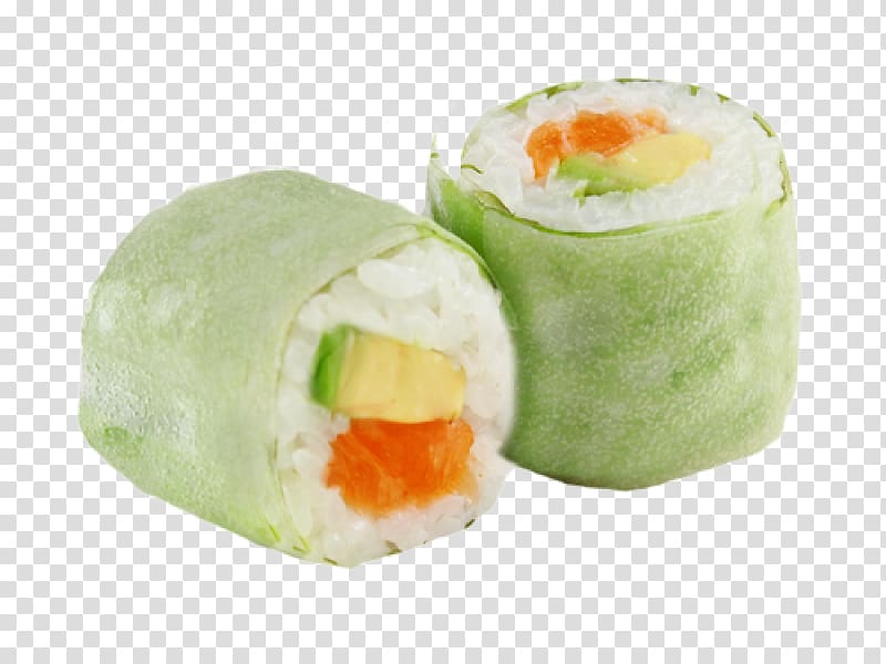 California roll Makizushi Japanese Cuisine Sushi Vegetarian cuisine, sushi transparent background PNG clipart