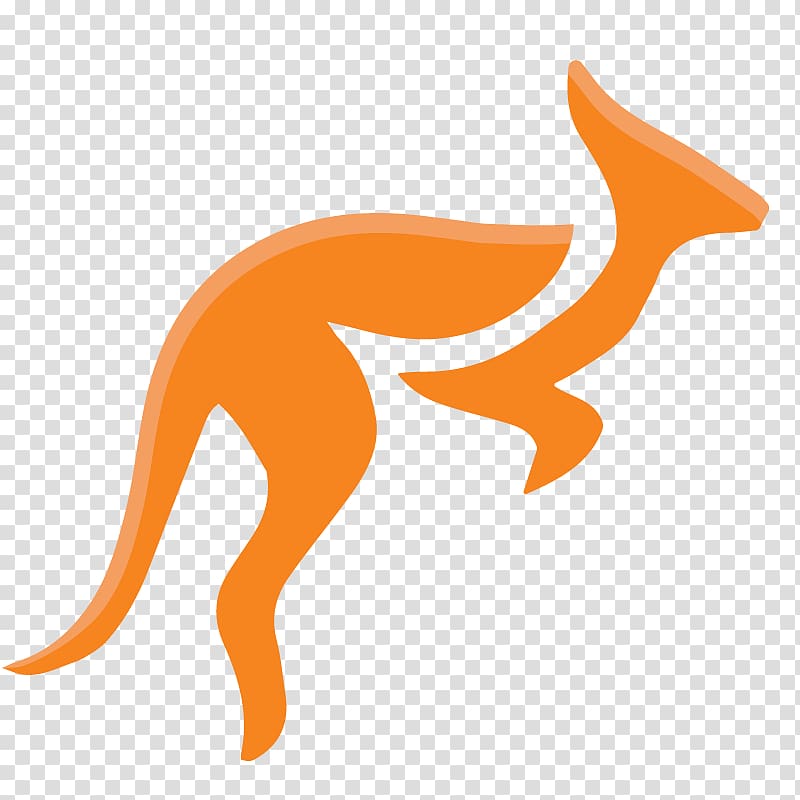 Kangaroo Red fox Trade Logo, kangaroo transparent background PNG clipart