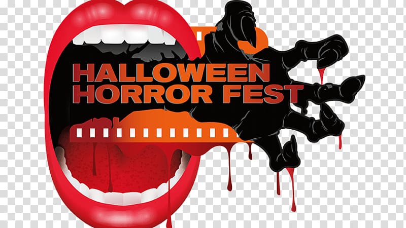 Halloween Horror Fest Film festival, horror transparent background PNG clipart