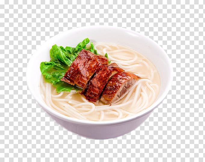 Okinawa soba Chinese noodles Misua Roast goose, Goose Creative Noodle transparent background PNG clipart