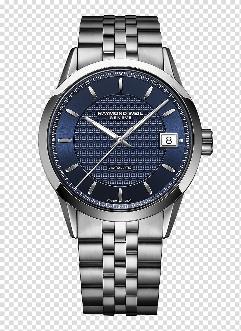 Raymond Weil Automatic watch Chronograph Swiss made, watch transparent background PNG clipart