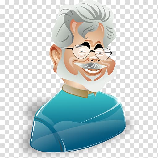 old man , human behavior thumb jaw , George lucas transparent background PNG clipart