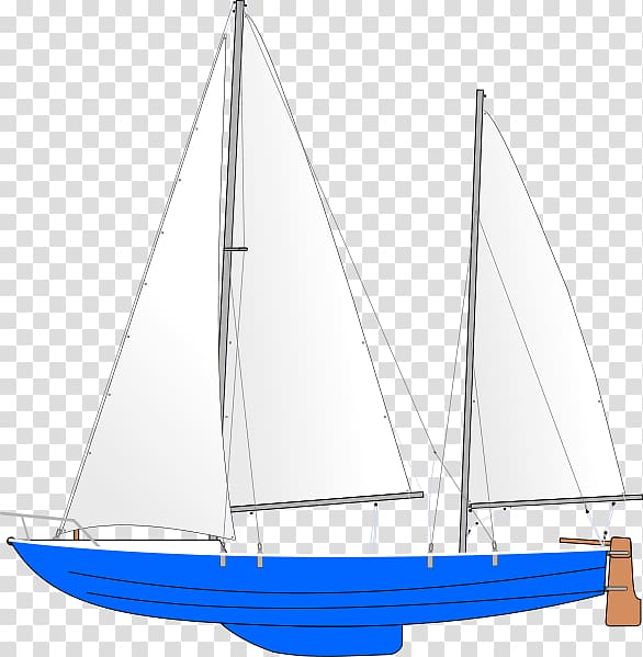 Dinghy sailing Schooner Yawl Sloop, sail transparent background PNG clipart