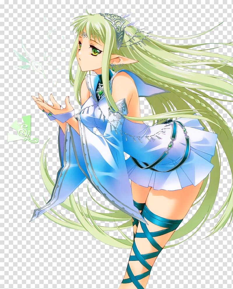 Anime Mangaka Drawing, Elf transparent background PNG clipart