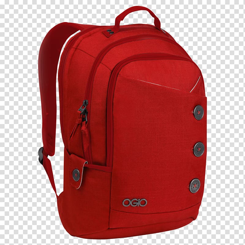 Backpack OGIO International, Inc., Red Backpack transparent background PNG clipart