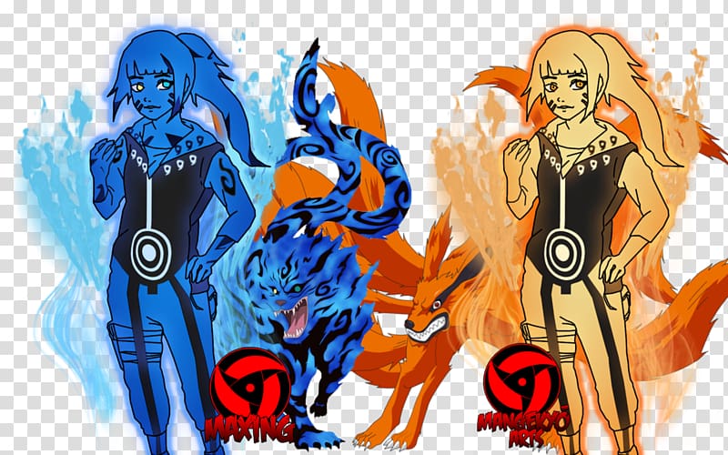 Naruto Uzumaki Himawari Uzumaki Minato Namikaze Tailed Beasts Kurama, naruto transparent background PNG clipart