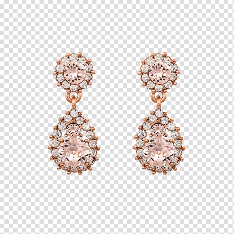 Earring Crystal Swarovski AG Jewellery Gold, Jewellery transparent background PNG clipart