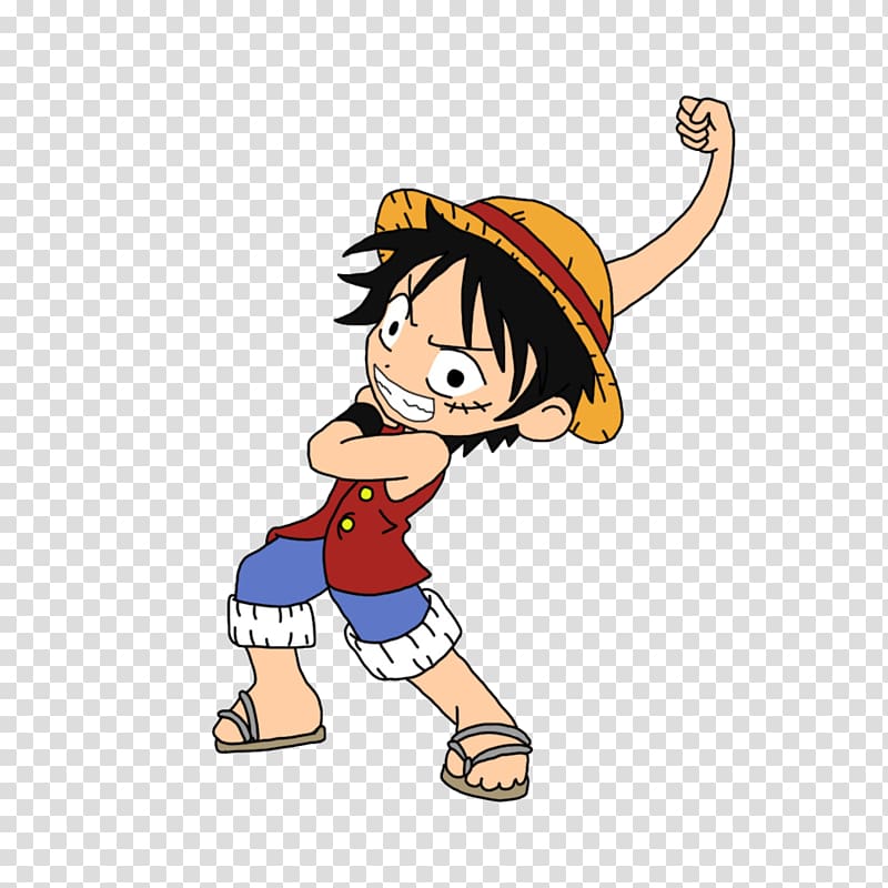 Monkey D. Luffy Shanks Chibi One Piece, Chibi transparent background PNG clipart