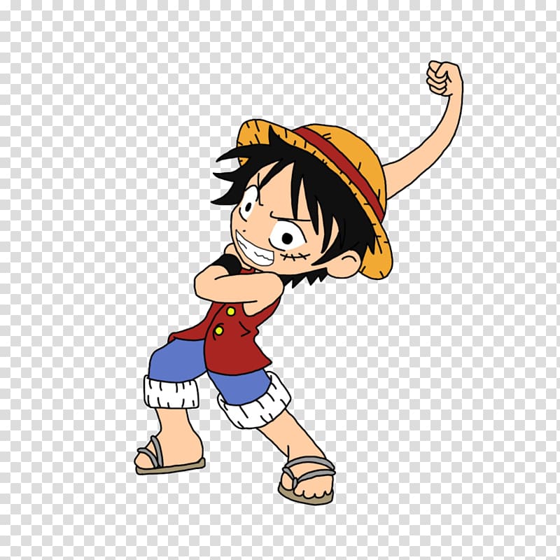 Find hd Png One Piece Anime Transparent Background - Luffy Chibi