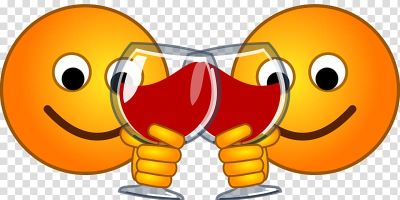 Smiley Wine Emoticon , smiley transparent background PNG clipart