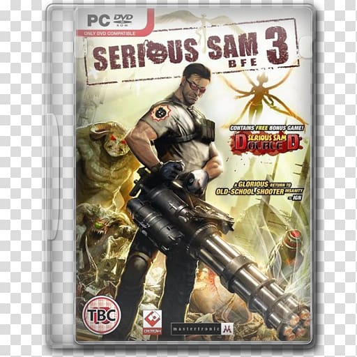 Serious Sam 3: BFE Serious Sam: The First Encounter Serious Sam HD: The Second Encounter Xbox 360, Serious Sam transparent background PNG clipart