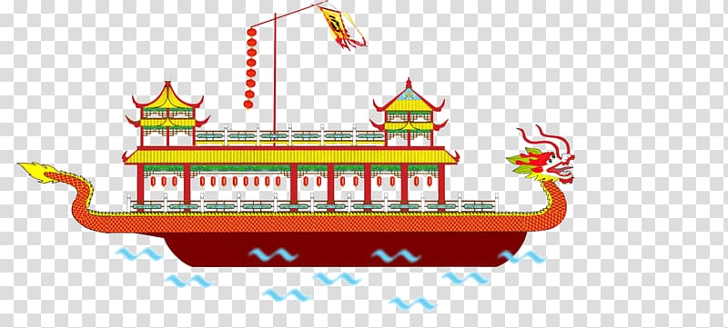 Dragon Boat Festival Bateau-dragon Icon, Classic Boat transparent background PNG clipart