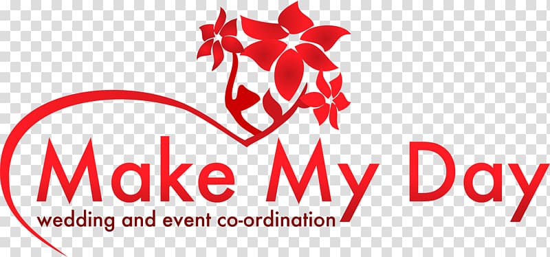 Logo Go ahead, make my day Event management Wedding, Event transparent background PNG clipart